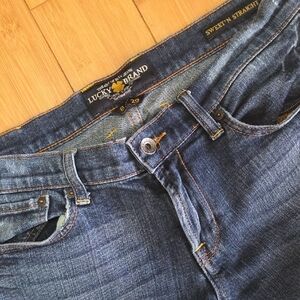 Lucky Brand Blue Sweet N Straight Leg Jeans Classic Style Sz 29